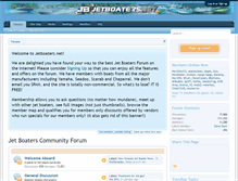 Tablet Screenshot of jetboaters.net